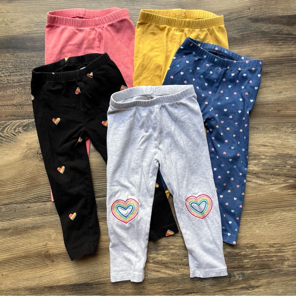 Old Navy 5 Pair Leggings 2T